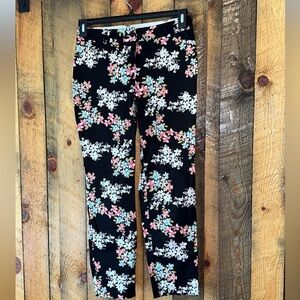 Floral work pants